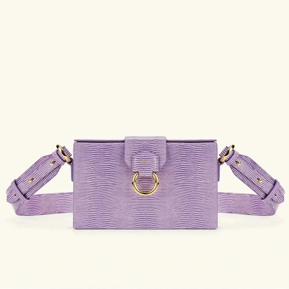 JWPEI Purple Lizard Bag